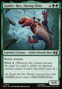 Marvel Super Heroes Commander 0818 Spider-Rex, Daring Dino