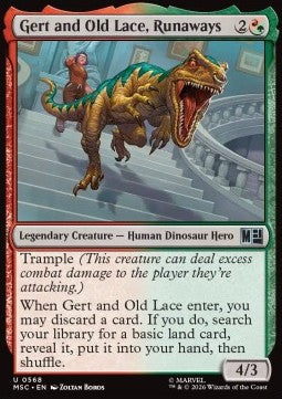 Marvel Super Heroes Commander 0568 Gert and Old Lace, Runaways