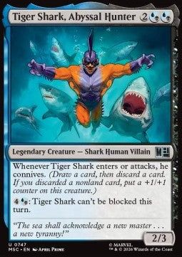 Marvel Super Heroes Commander 0747 Tiger Shark, Abyssal Hunter