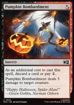 Marvel Super Heroes Commander 0822 Pumpkin Bombardment (Foil)