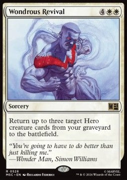 Marvel Super Heroes Commander 0528 Wondrous Revival