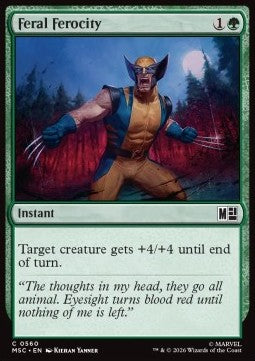 Marvel Super Heroes Commander 0560 Feral Ferocity