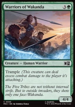 Marvel Super Heroes Commander 0565 Warriors of Wakanda