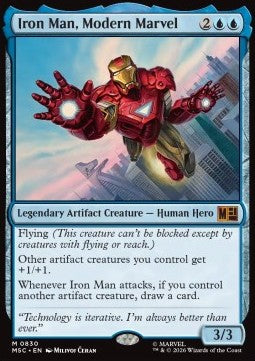 Marvel Super Heroes Commander 0830 Iron Man, Modern Marvel (Foil)