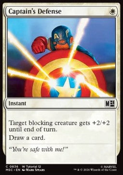 Marvel Super Heroes Commander 0836 Captain's Defense