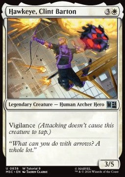Marvel Super Heroes Commander 0838 Hawkeye, Clint Barton
