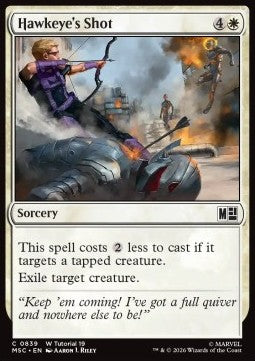 Marvel Super Heroes Commander 0839 Hawkeye's Shot