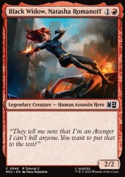 Marvel Super Heroes Commander 0846 Black Widow, Natasha Romanoff