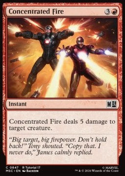Marvel Super Heroes Commander 0847 Concerntrated Fire