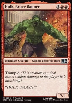 Marvel Super Heroes Commander 0850 Hulk, Bruce Banner