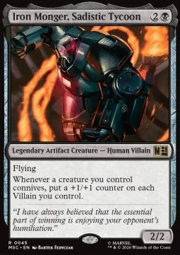 Marvel Super Heroes Commander 0045 Iron Monger, Sadistic Tycoon