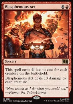 Marvel Super Heroes Commander 0163 Blasphemous Act