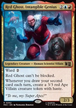 Marvel Super Heroes Commander 0092 Red Ghost, Intangible Genius