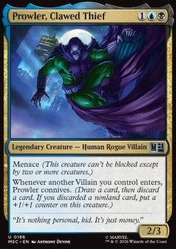 Marvel Super Heroes Commander 0186 Prowler, Clawed Thief