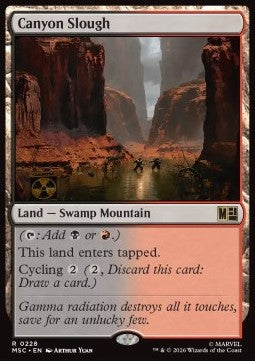 Marvel Super Heroes Commander 0228 Canyon Slough