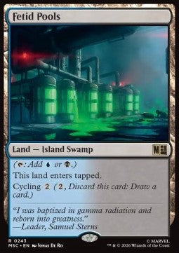 Marvel Super Heroes Commander 0243 Fetid Pools