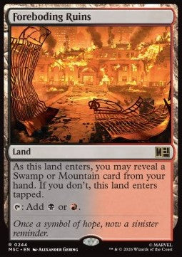Marvel Super Heroes Commander 0244 Foreboding Ruins