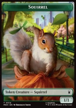 Galactus 008 Squirrell 0014 Marvel Super Heroes Tokens