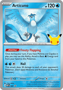 Mega Evolution Promo MEP097 Articuno (Cosmos Holo)