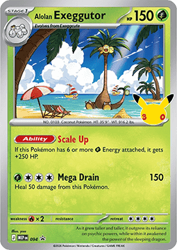 Mega Evolution Promo MEP094 Alolan Exeggutor (Holo)