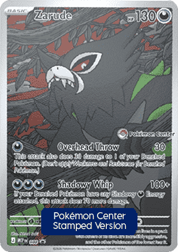 Mega Evolution Promo MEP088 Zarude (Pokemon Centre Sealed)