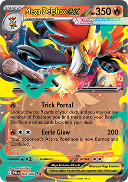 Pitch Black 008/084 Mega Delphox ex