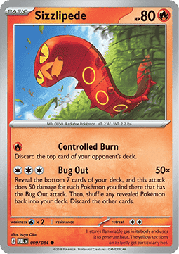 Pitch Black 009/084 Sizzlipede