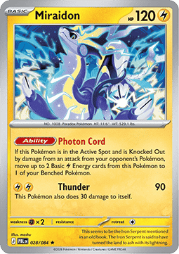 Pitch Black 028/084 Miraidon (Holo)