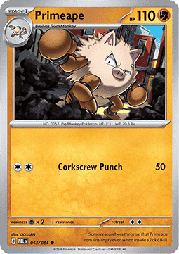 Pitch Black 043/084 Primeape