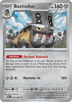 Pitch Black 062/084 Bastiodon (Holo)