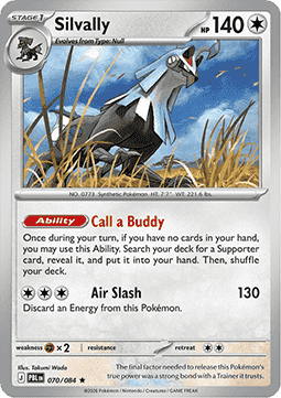 Pitch Black 070/084 Silvally (Holo)