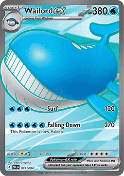 Pitch Black 097/084 Wailord ex