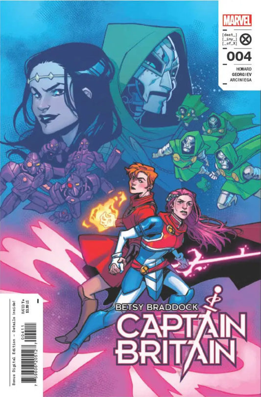 Betsy Braddock Captain Britian #4 Marvel Comics (2023)