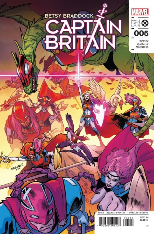 Betsy Braddock Captain Britian #5 Marvel Comics (2023)