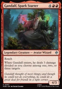 The Hobbit 0097 Gandalf, Spark Starter