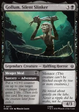 The Hobbit 0071 Gollum, Silent Slinker//Meager Meal