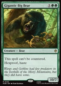 The Hobbit 0126 Gigantic Big Bear