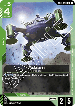 Gundam GD01-038 Adzam