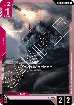 Gundam GD01-060 Zaku Mariner
