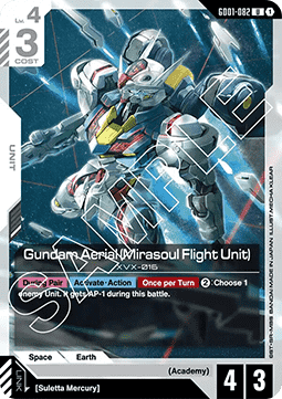 Gundam GD01-082 Gundam Aerial (Mirasoul Fight Unit)