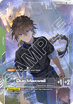 Gundam GD01-090 Duo Maxwell (Foil)(CB)
