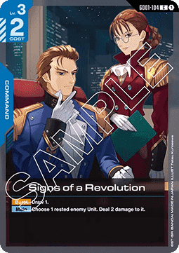 Gundam GD01-104 Signs of a Revolution