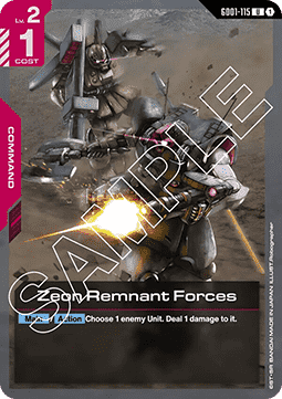 Gundam GD01-115 Zeon Remnant Forces