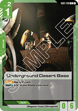 Gundam GD01-126 Underground Desert Base
