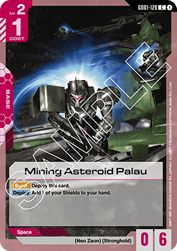 Gundam GD01-128 Mining Asteroid Palau