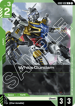 Gundam GD02-032 White Gundam