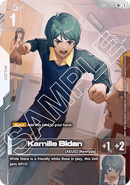 Gundam GD02-097 Kamille Bidan (Foil)(CB)