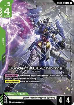 Gundam GD03-019 Gundam AGE-2 Normal (Foil)