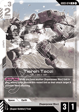 Gundam GD03-074 Tieren Taozi (Foil)