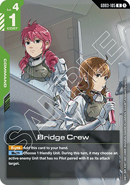 Gundam GD03-105 Bridge Crew (Foil)